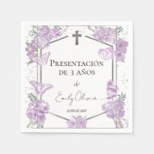 Presentación de 3 años Napkins Butterflys Serviette (Vorderseite)