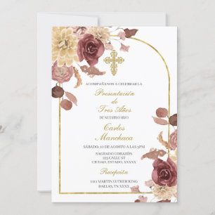 Presentación de tres años einladung