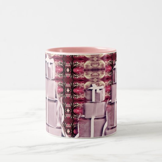 PresentDaY-Tasse Zweifarbige Tasse (Mittel)