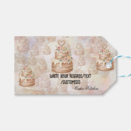 Presentetikett Cake Sticker-Personalized etikett Geschenkanhänger