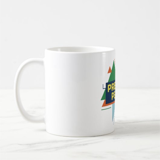 Presently Perfect Abstract Modern  Design Kaffeetasse (Links)