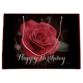 Presentpåse med ros große geschenktüte (Vorderseite)