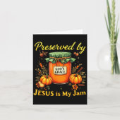 Preserved By God’s Grace Jesus Jam Strawberry Cute Karte (Vorderseite)