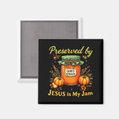 Preserved By God’s Grace Jesus Jam Strawberry Cute Magnet (Vorderseite/Rückseite)