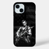 President Abraham Lincoln Playing Guitar Case-Mate iPhone Hülle (Rückseite)