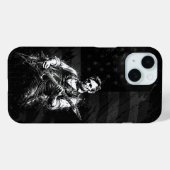 President Abraham Lincoln Playing Guitar Case-Mate iPhone Hülle (Rückseite (Horizontal))