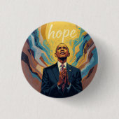 President Barack Obama and the Message of Hope  Button (Vorderseite)