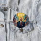 President Barack Obama and the Message of Hope  Button (Beispiel)