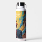 President Barack Obama and the Message of Hope  Trinkflasche (Rückseite)