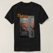 PRESIDENT BILL CLINTON T-Shirt (Design vorne)