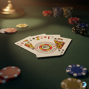 President Club Mit Ihrem Eigene Stil Logo Spielkarten