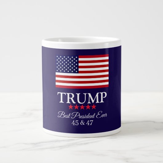PRESIDENT DONALD TRUMP BEST PRESIDENT EVER  Jumbo-Tasse (Vorderseite)