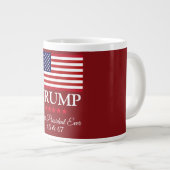 PRESIDENT DONALD TRUMP BEST PRESIDENT EVER Jumbo-Tasse (Vorderseite Rechts)
