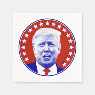 President Donald Trump in Red Serviette
