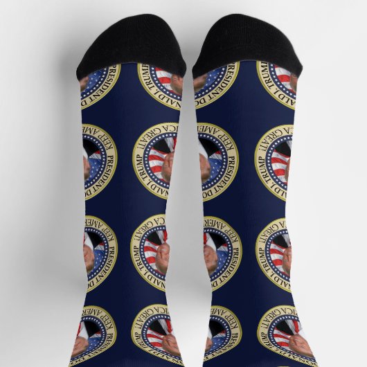 President Donald Trump Keep America Great Socken (Oben)