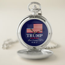 PRESIDENT DONALD TRUMP POCKET WATCH