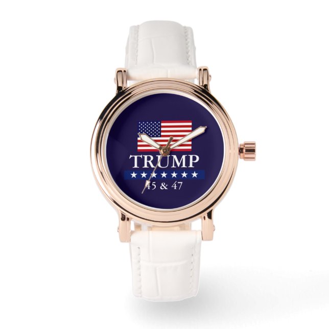 PRESIDENT DONALD TRUMP WOMEN'S WATCH ARMBANDUHR (Vorderseite)