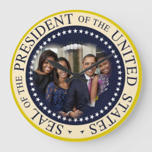 President Obama 2012 Re-election Große Wanduhr