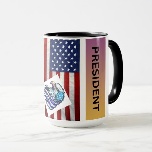 PRESIDENT OF THE AMERICA TASSE (VorderseiteRechts)