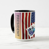 PRESIDENT OF THE AMERICA TASSE (Vorderseite Links)