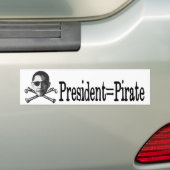President=Pirate Autoaufkleber (Auf Auto)