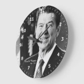 President Ronald Reagan Clock Große Wanduhr (Winkel)