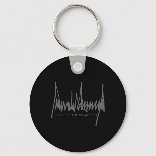 President Signature Golden Age Of America 4th Of J Schlüsselanhänger (Vorderseite)