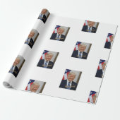 PRESIDENT TRUMP WRAPPING PAPER GESCHENKPAPIER (Ungerollt)
