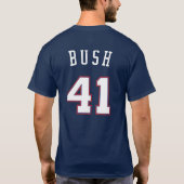 PresidenTees #41 Bush T-Shirt (Rückseite)