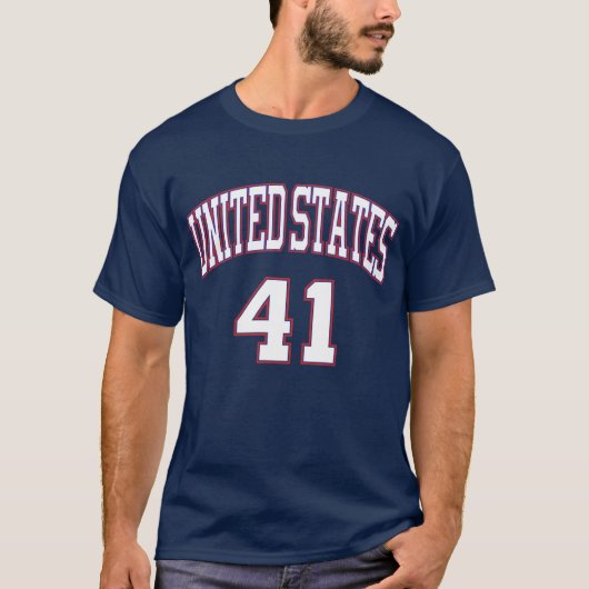 PresidenTees #41 Bush T-Shirt (Vorderseite)