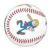 "Presidential Big League" Funny Trump Baseball (Vorderseite Links)