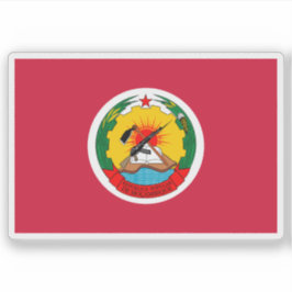 Presidential Flag of Mozambique (1975-1983) Aufkleber
