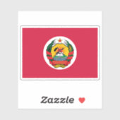 Presidential Flag of Mozambique (1983-1990) Aufkleber (Blatt)