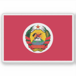 Presidential Flag of Mozambique (1983-1990) Aufkleber