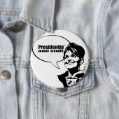 Presidentin und Material Button (Beispiel)
