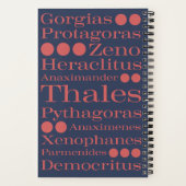 Presokractic Philosophilosophy Journal Notizblock (Rückseite)