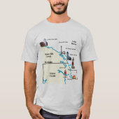 Presque Isle & Alpena Landkreis Leuchtturm Shirt (Vorderseite)