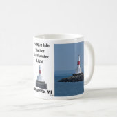 Presque Isle Harbour Breakwater Light Tasse (VorderseiteRechts)