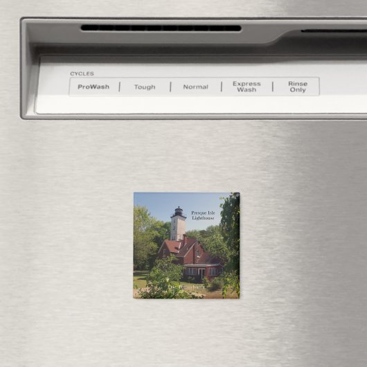 Presque Isle Lighthouse Erie-Magnet Magnet (In Situ (Geschirrspüler))