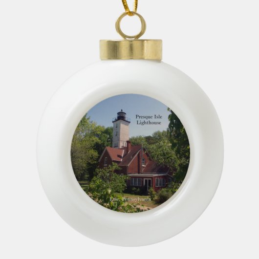 Presque Isle Lighthouse Erie Ornament (Vorderseite)