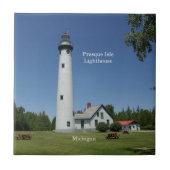 Presque Isle Lighthouse Fliesen (Vorderseite)
