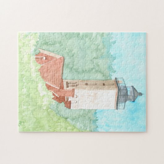 Presque Isle Lighthouse Jigsaw Puzzle (Horizontal)