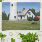 Presque Isle Lighthouse Küchentücher (Gefaltet)