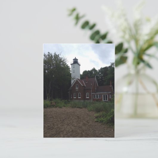 Presque Isle Lighthouse Postkarte (Stehend Vorderseite)
