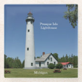Presque Isle Lighthouse Untersetzer (Vorderseite)