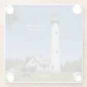 Presque Isle Lighthouse Untersetzer (Rückseite)