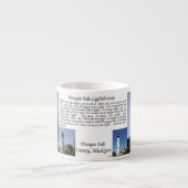 Presque Isle Lighthouses Espresso Tasse (Vorderseite)