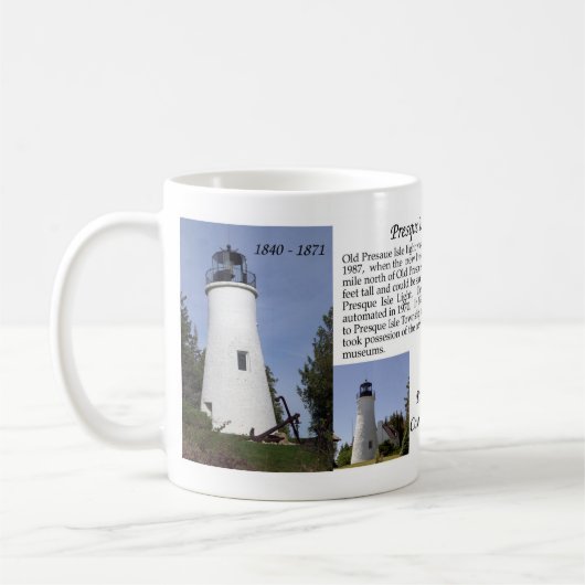 Presque Isle Lighthouses Tasse (Links)