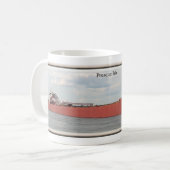 Presque Isle mit Streifen-Tasse Kaffeetasse (Vorderseite Links)