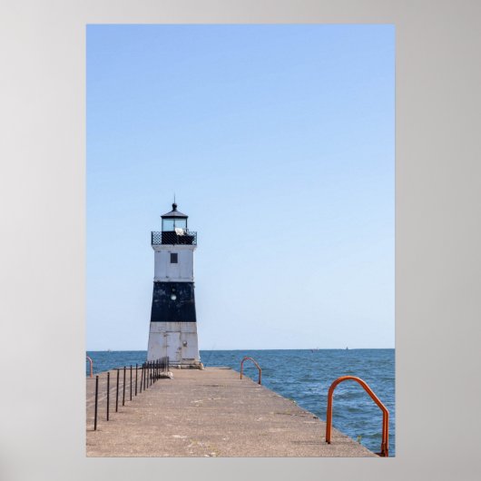 Presque Isle North Pierhead Lighthouse Poster (Vorne)